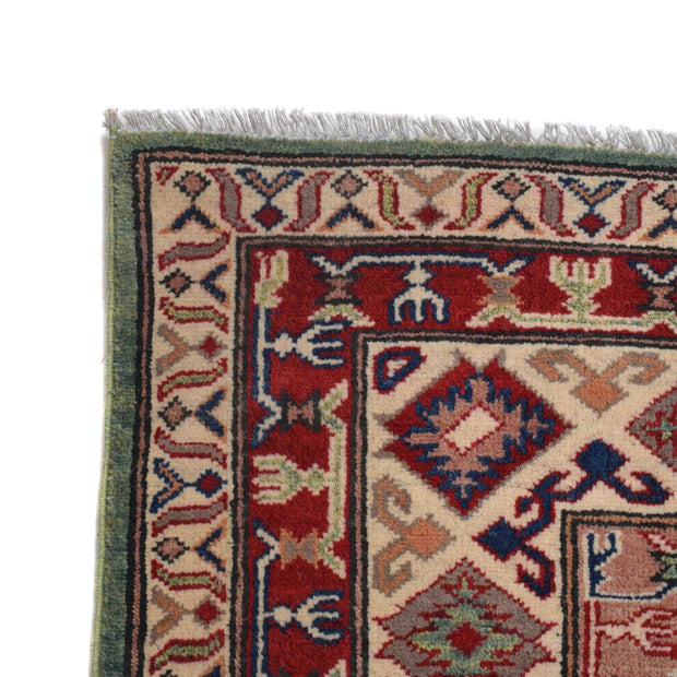 Green Color Kazak Rug 6' 6" x 9' 10" - No. AL67413