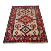Handmade Kazak Area Rug 3' 3" x 4' 11" - No. AL75820