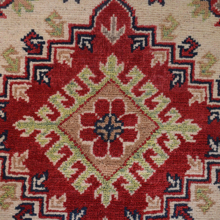 Handmade Kazak Area Rug 3' 3" x 4' 11" - No. AL75820