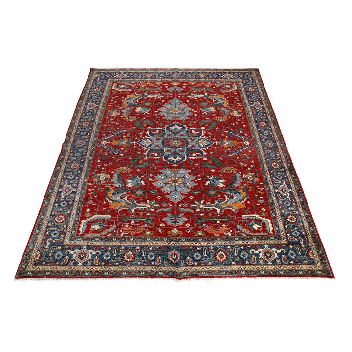 Hand Knotted Heriz Rug 10' 0" x 13' 10" - No. AL34301