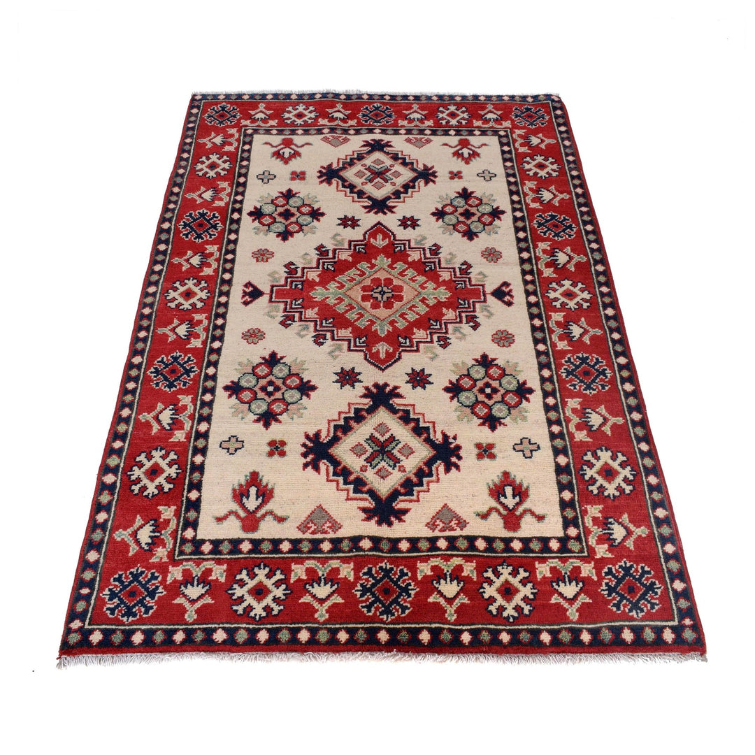 Oriental Kazak Rug 3' 4" x 5' 1" - No. AL34490