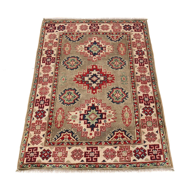 Hand knotted Kazak Carpet 2' 8" x 3' 10" - No. AL20866