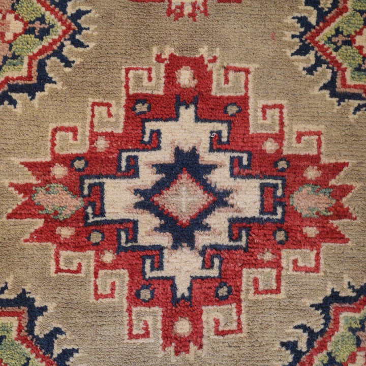 Hand knotted Kazak Carpet 2' 8" x 3' 10" - No. AL20866