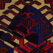 Handmade Barjista Kilim Rug 3' 11" x 5' 10" - No. AL77415