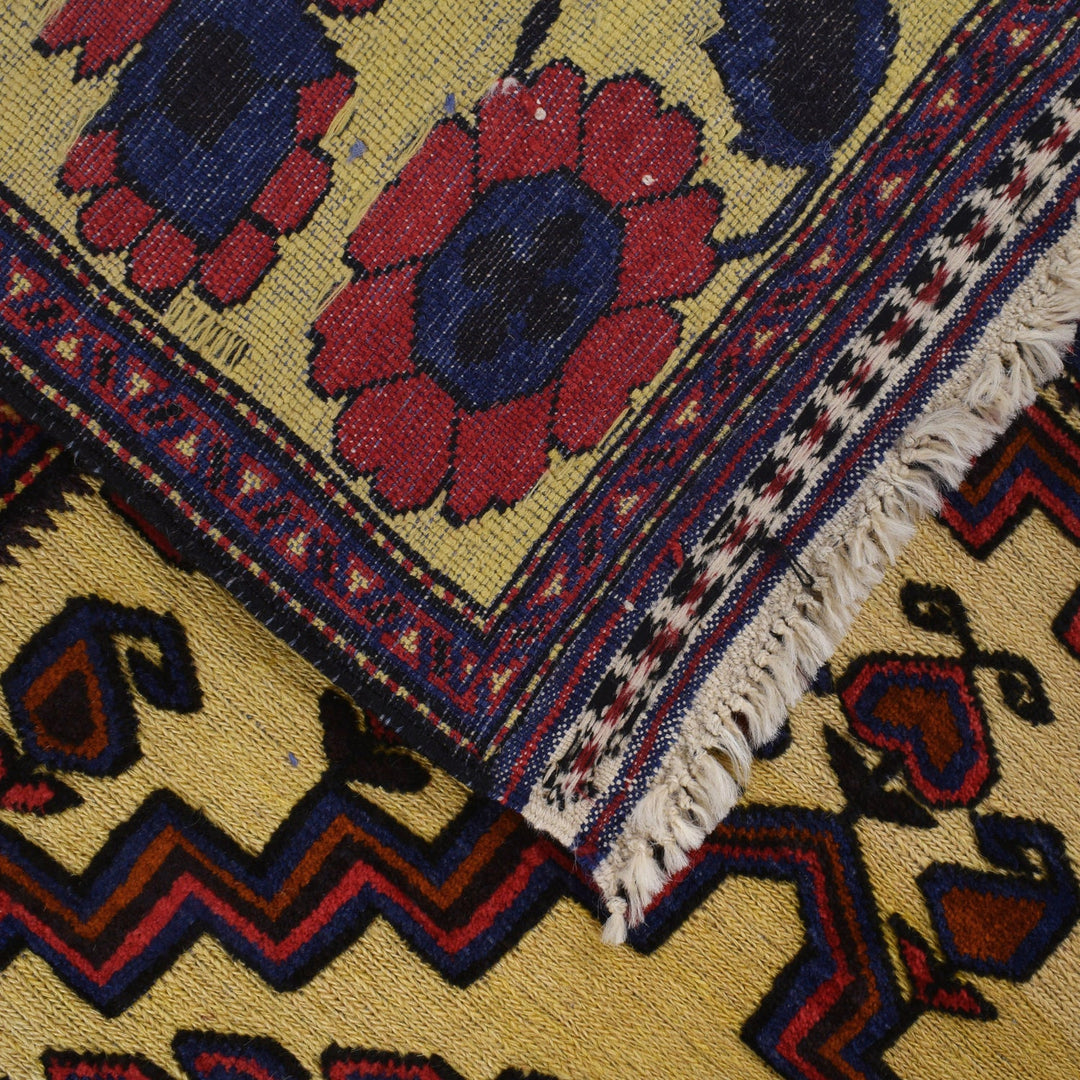 Handmade Barjista Kilim Rug 3' 11" x 5' 10" - No. AL77415