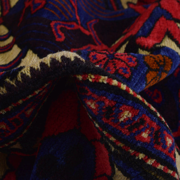 Handmade Barjista Kilim Rug 3' 11" x 5' 10" - No. AL77415