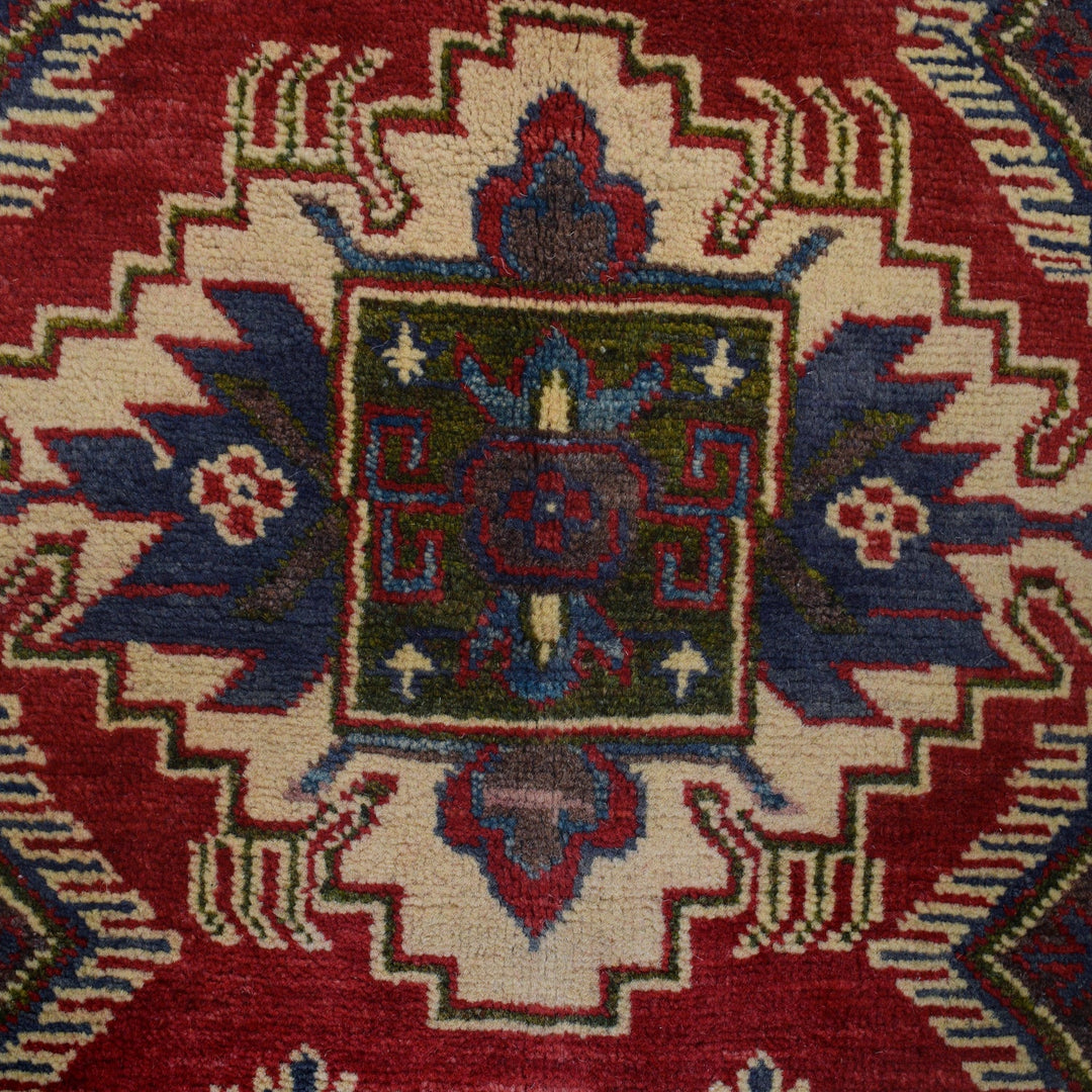 Hand knotted Kazak Carpet 5' 5" x 8' 0" - No. AL24828