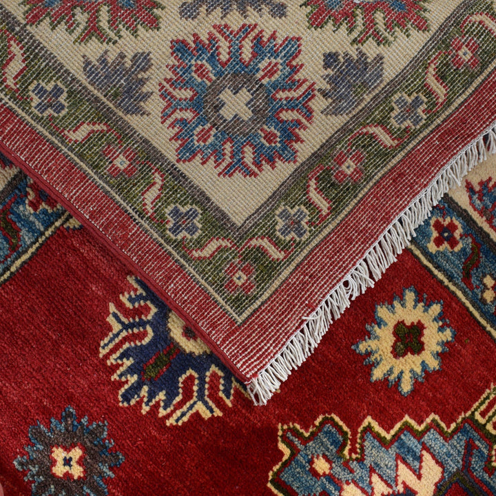 Hand knotted Kazak Carpet 5' 5" x 8' 0" - No. AL24828