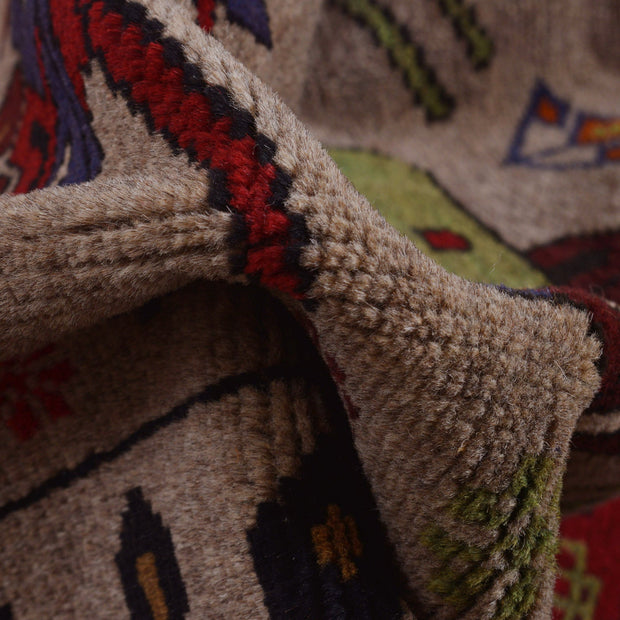 Hand-Knotted Afghan War Carpet 4' 5" x 6' 3" - No. AL78228