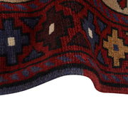 Brown Color War Rug 3' 1" x 4' 7" - No. AL97347