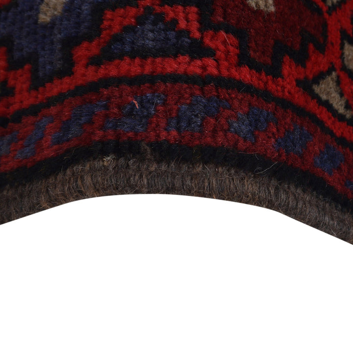 Handcrafted Afghan War Rug 3' 2" x 4' 7" - No. AL35451