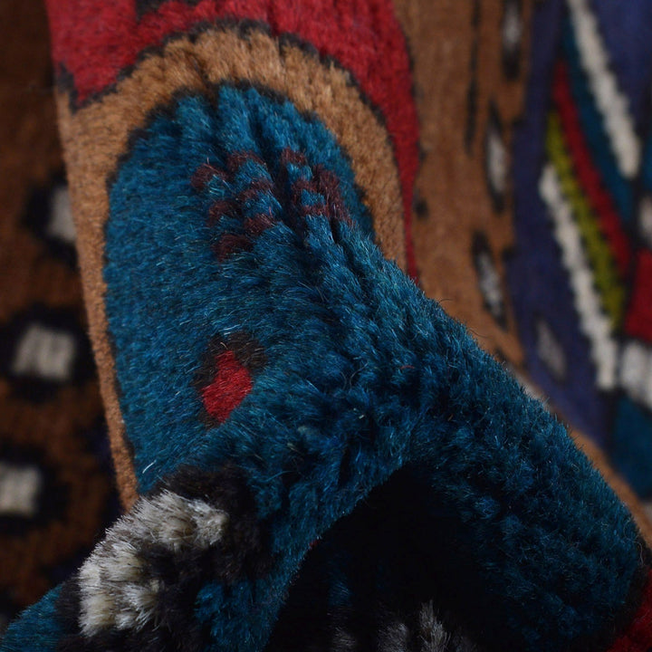 Afghan War Rug – Military Design 3' 2" x 4' 4" - No. AL28575