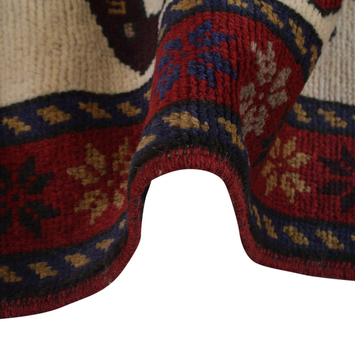 Ivory Color War Rug 3' 3" x 4' 10" - No. AL73658