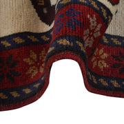 Ivory Color War Rug 3' 3" x 4' 10" - No. AL73658