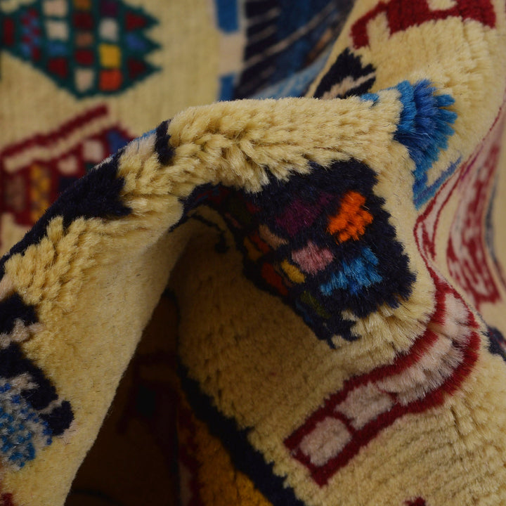 Handcrafted Afghan War Rug 2' 9" x 4' 6" - No. AL98364