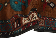 Authentic Afghan War Area Rug 3' 4" x 4' 10" - No. AL24153