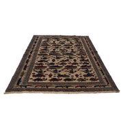 Hand-Knotted Afghan War Carpet 6' 8" x 9' 0" - No. AL23221