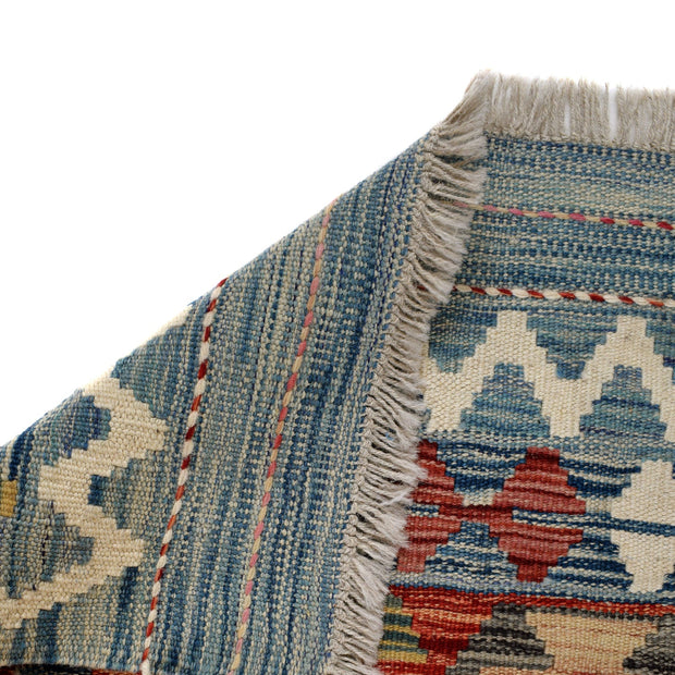 Handmade Turkish Design Wool Kilim 4' 2" x 5' 9" - No. AL22583