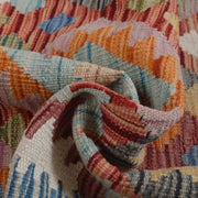 Handmade Turkish Design Wool Kilim 4' 2" x 5' 9" - No. AL22583