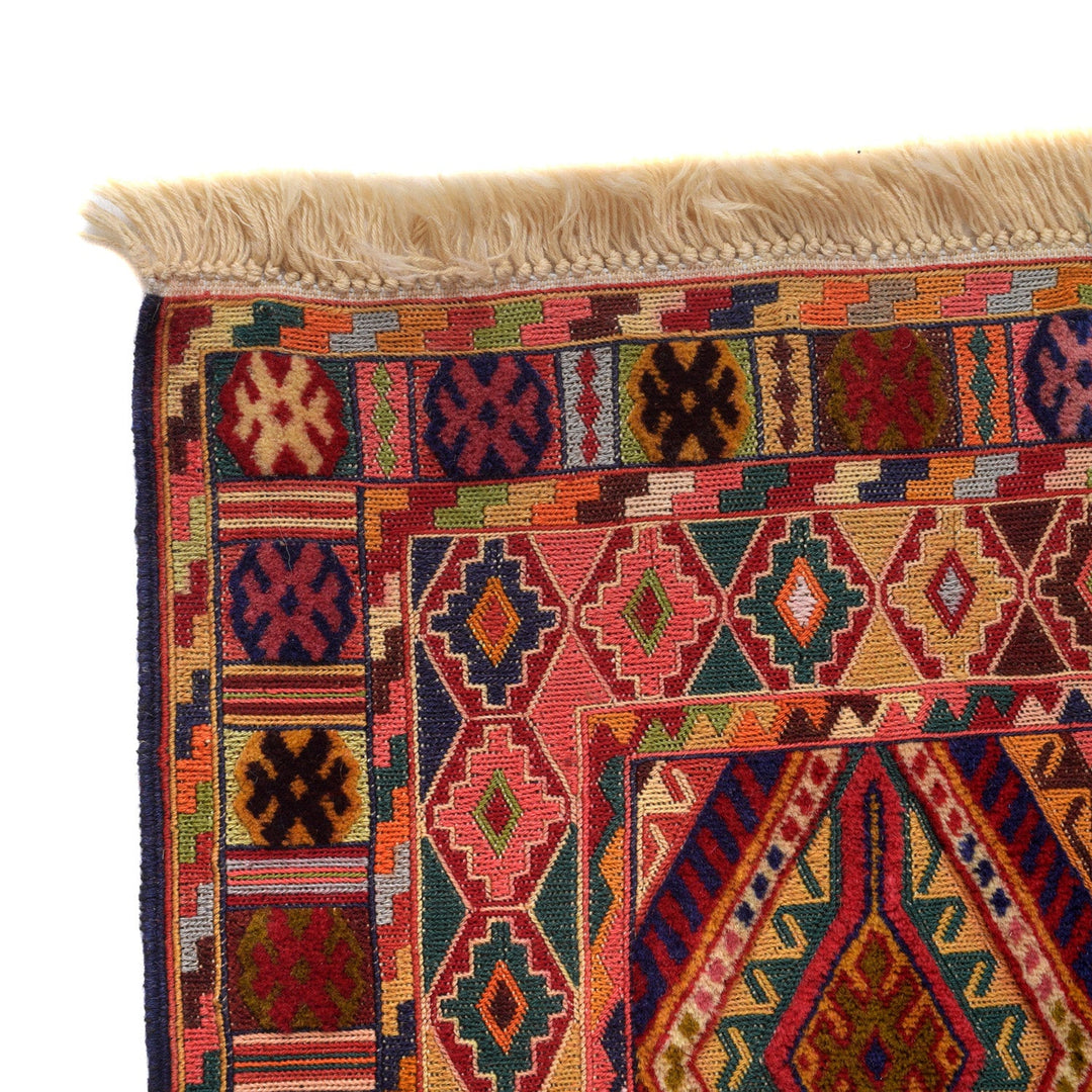 Hand Knotted Luxury Kilim Rug 4' 9" x 5' 5" - No. AL32100