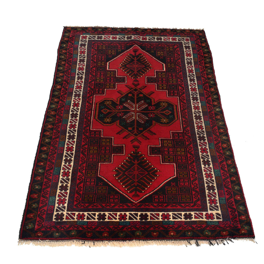 Hand Knotted Baluchi Rug 3' 0" x 4' 10" - No. AL73428