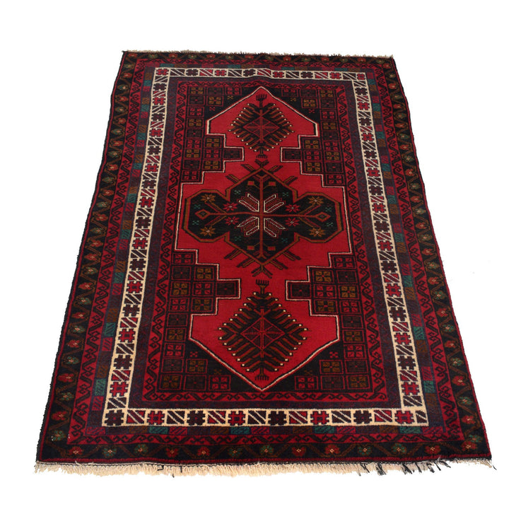 Hand Knotted Baluchi Rug 3' 0" x 4' 10" - No. AL73428