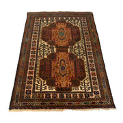 Hand Knotted Baluchi Rug 3' 0" x 4' 10" - No. AL24877