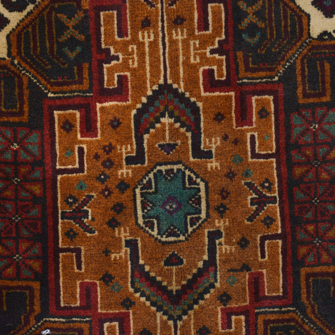 Hand Knotted Baluchi Rug 3' 0" x 4' 10" - No. AL24877