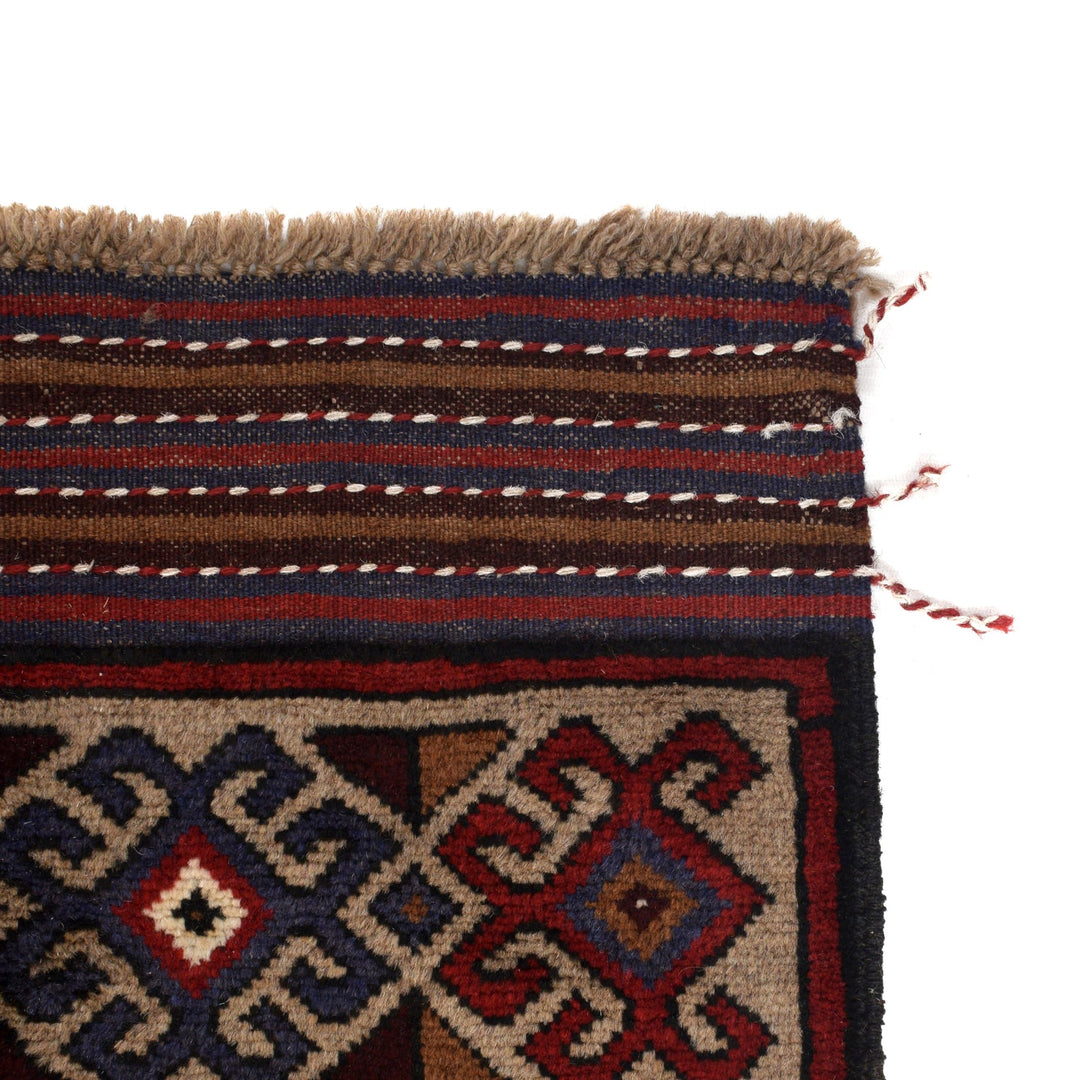 Handcrafted Afghan War Rug 4' 4" x 6' 1" - No. AL82224