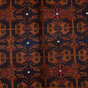 Hand Knotted Baluchi Rug 3' 11" x 6' 2" - No. AL57444