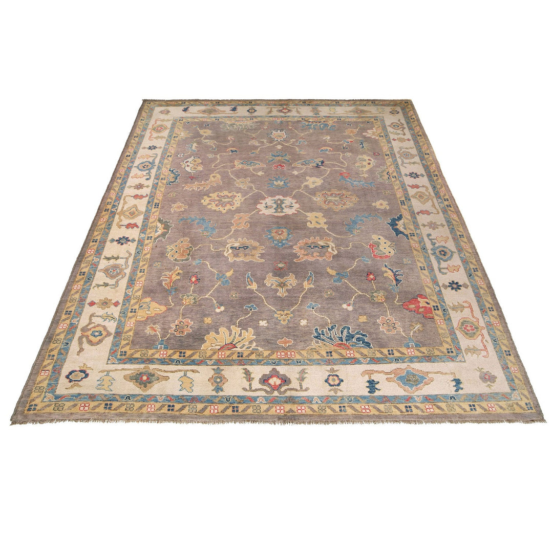 Turkish Design Oushak Rug 8' 10" x 11' 7" - No. AL82199