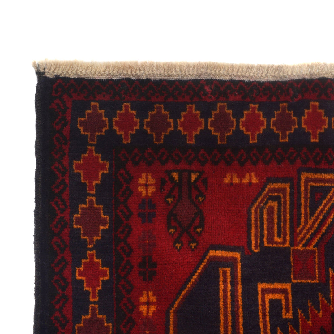 Tribal Baloch Rug 2' 10" x 4' 11" - No. AL16128