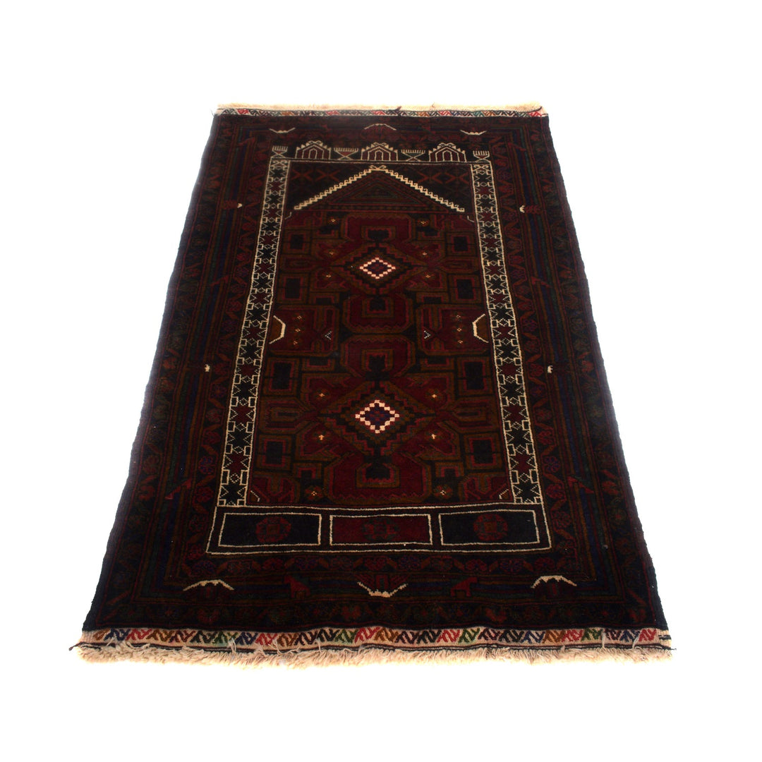 Small Prayer Carpet 2' 11" x 4' 9" - No. AL79651
