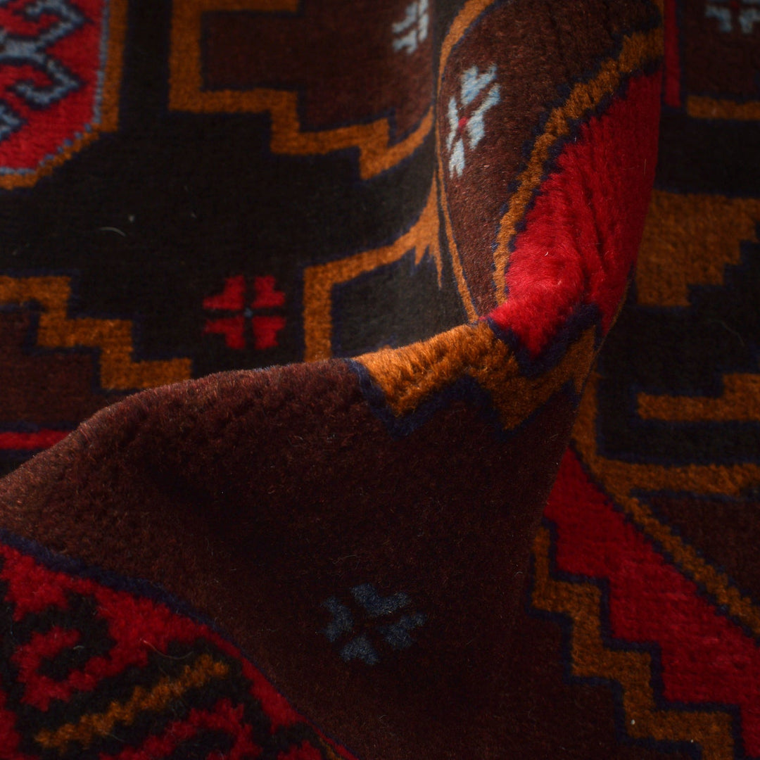 Red Baluchi Rug 3' 0" x 4' 5" - No. AL32122