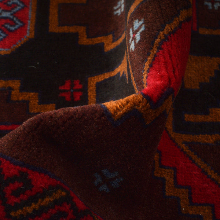 Red Baluchi Rug 3' 0" x 4' 5" - No. AL32122