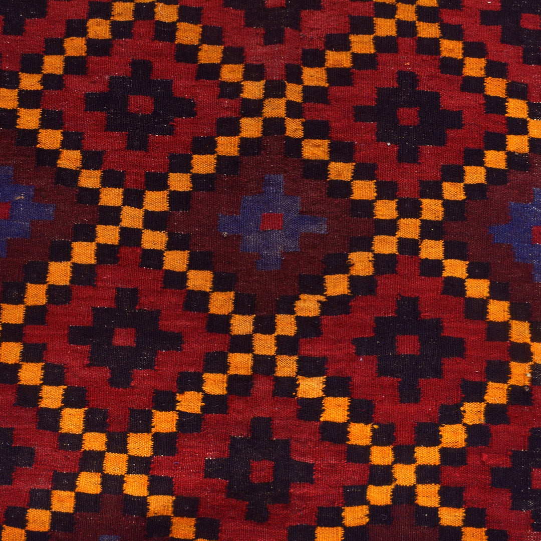 Afghan Vintage Kilim 5' 7" x 9' 1" - No. AL76746