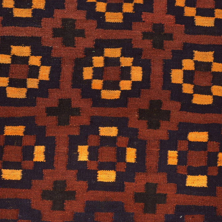 Red Afghan Kilim 5' 9" x 8' 4" - No. AL84466