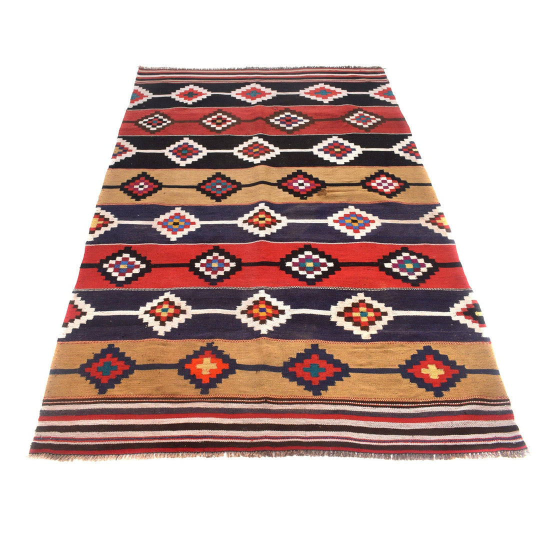 Afghan Maimana Kilim 4' 3" x 6' 8" - No. AL56823