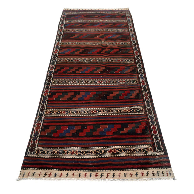Afghan Vintage Kilim Runner 3' 7" x 10' 3" - No. AL24806