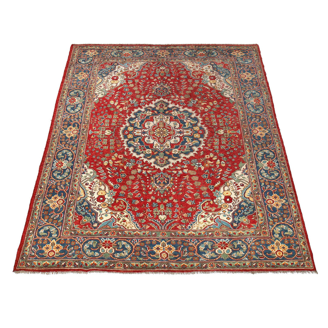 Hand Knotted Heriz Rug 8' 5" x 10' 6" - No. AL76851