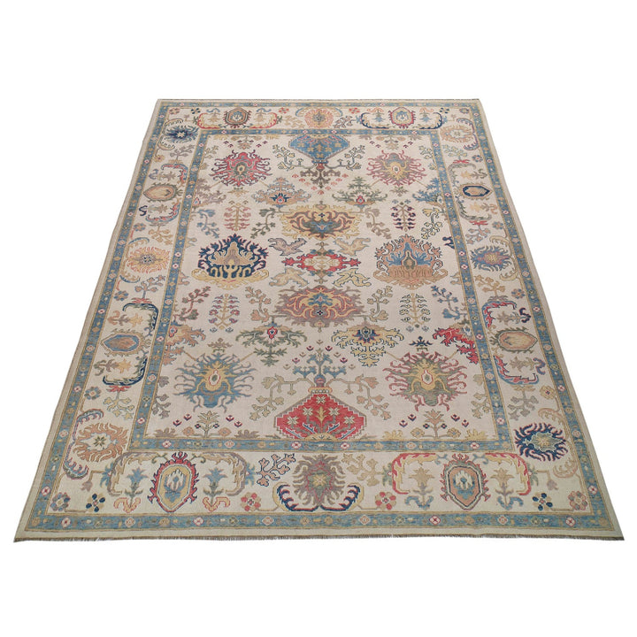 Modern Oushak Carpet 9' 11" x 13' 7" - No. AL42133