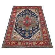 Blue Heriz Design Rug 6' 6" x 9' 9" - No. AL61403