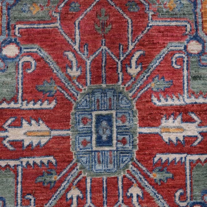 Blue Heriz Design Rug 6' 6" x 9' 9" - No. AL61403