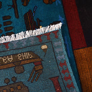 Handcrafted Afghan War Rug 2' 7" x 3' 11" - No. AL87988