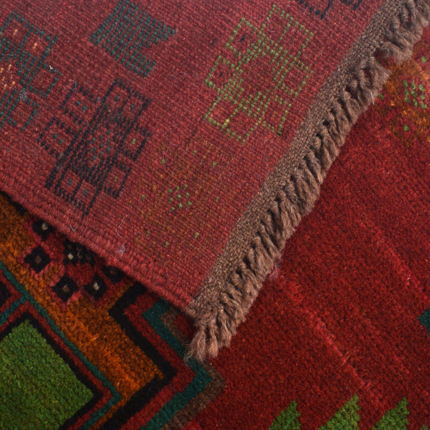 Red Color Baluchi Rug 4' 1" x 6' 7" - No. AL81313