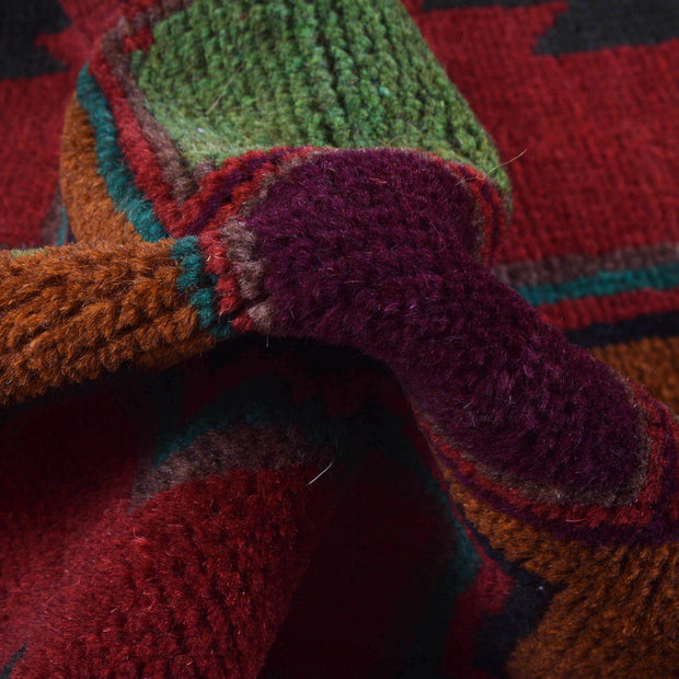 Red Color Baluchi Rug 4' 1" x 6' 7" - No. AL81313