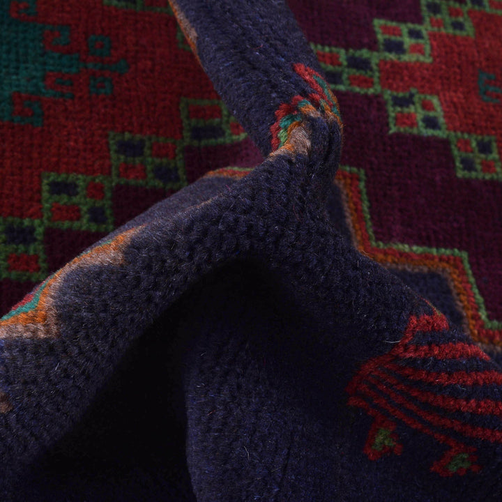 Black Color Baluchi Rug 3' 11" x 6' 3" - No. AL95146