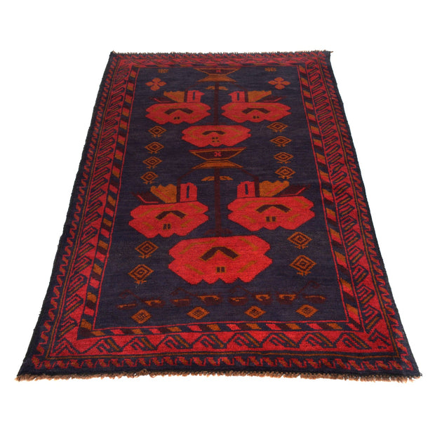 Multi Color Baluchi Rug 3' 7" x 6' 2" - No. AL99475