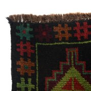 Black Color Baluchi Rug 4' 3" x 6' 8" - No. AL26443