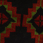 Black Color Baluchi Rug 4' 3" x 6' 8" - No. AL26443